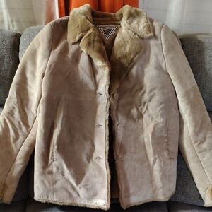 Marvin Richards Cream Teddy Jacket